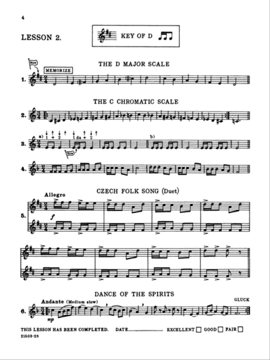 Breeze-Easy Method for Clarinet, Book 2 Clarinet scores gallery preview page 2