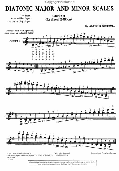Diatonic Major And Minor Scales