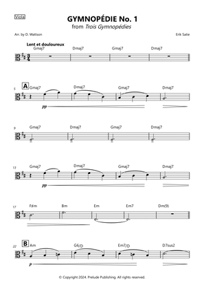 Gymnopédie No.1 for Viola