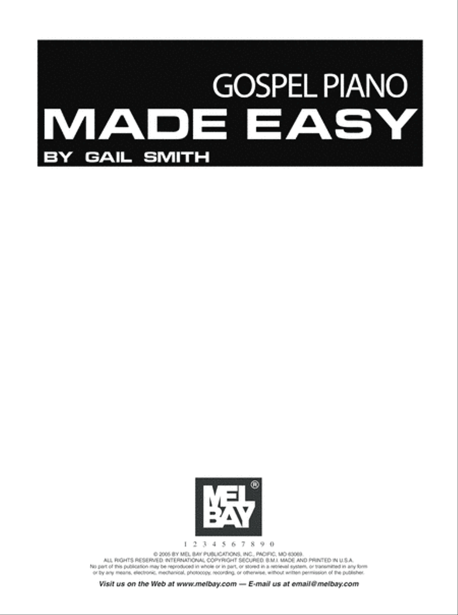 Gospel Piano Made Easy