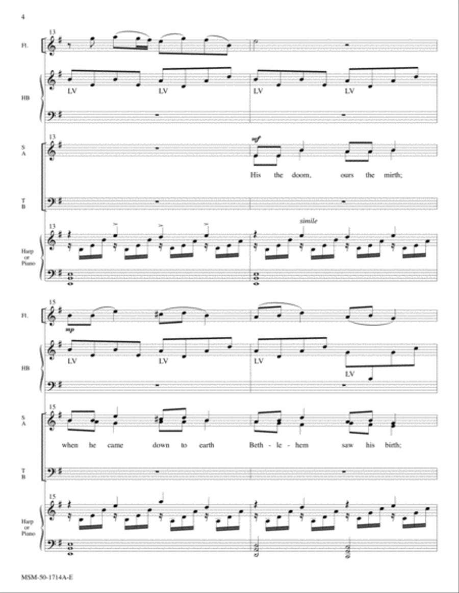 On This Day Earth Shall Ring Choir scores gallery preview page 4
