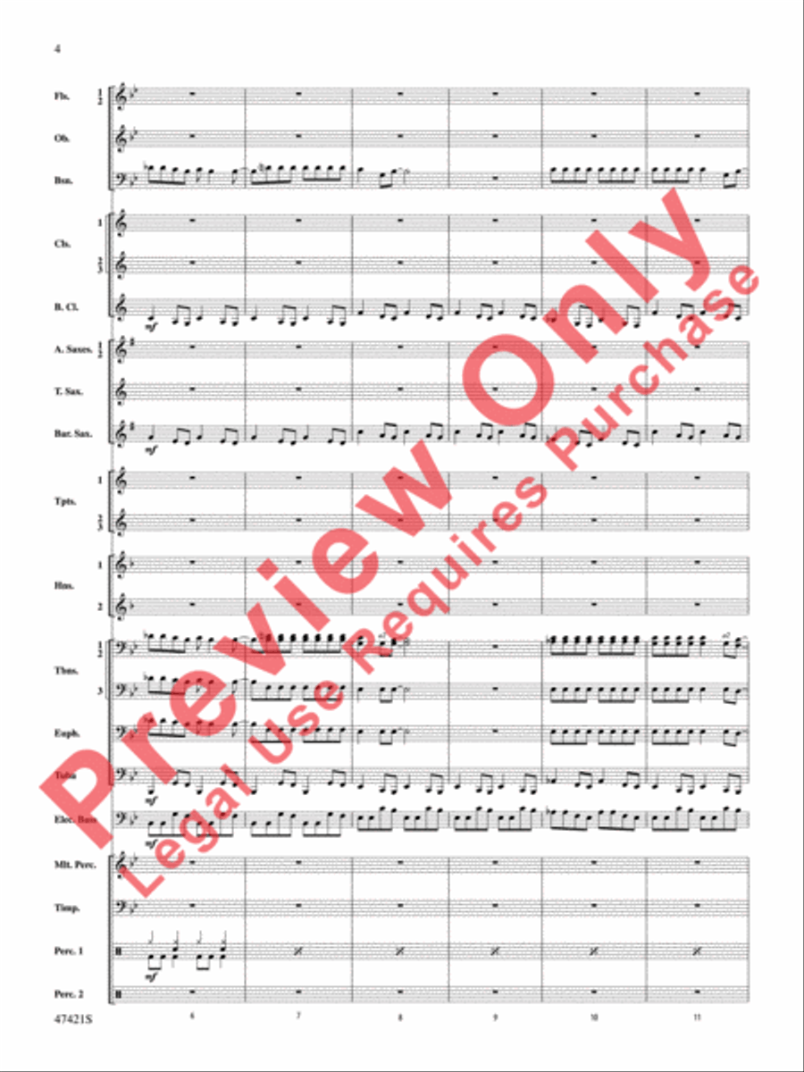 Meat Loaf---The Hits Meat Loaf---The Hits Concert Band scores gallery preview page 5