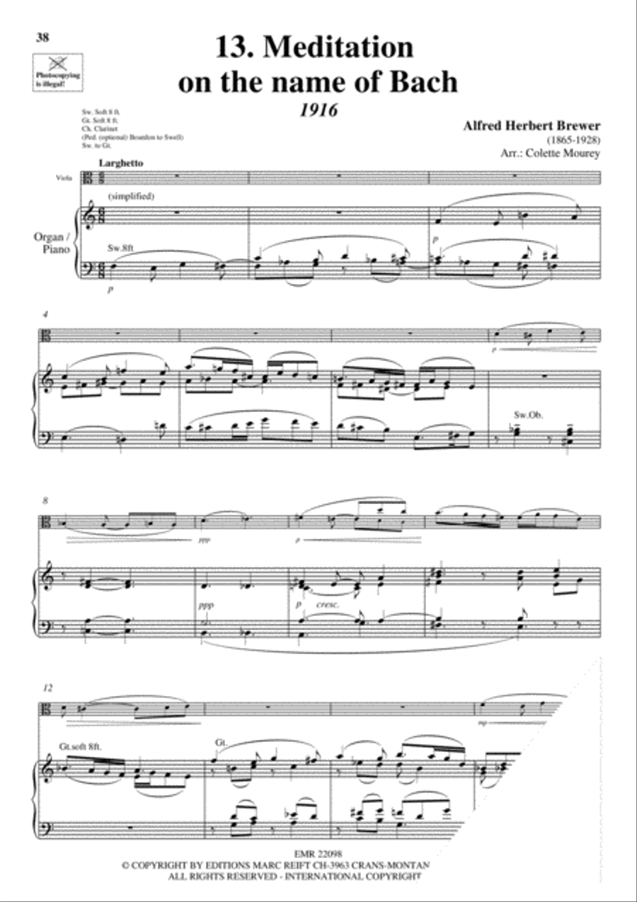 20 Greatest Meditations Piano Accompaniment scores gallery preview page 15