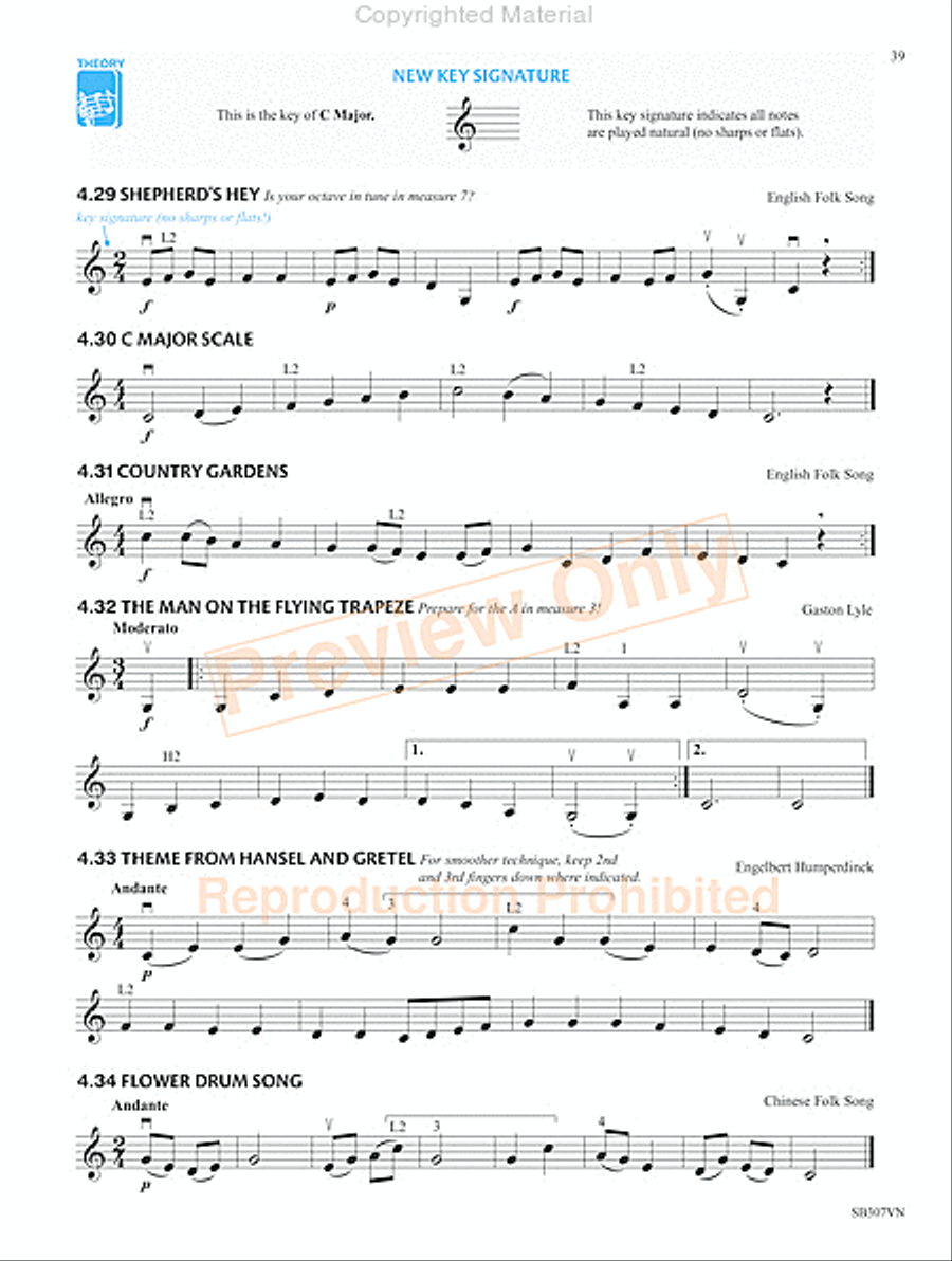 Measures of Success for String Orchestra-Violin Book 1 Chamber Orchestra scores gallery preview page 42