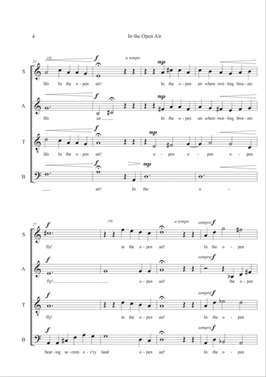 In the Open Air 4-Part scores gallery preview page 4