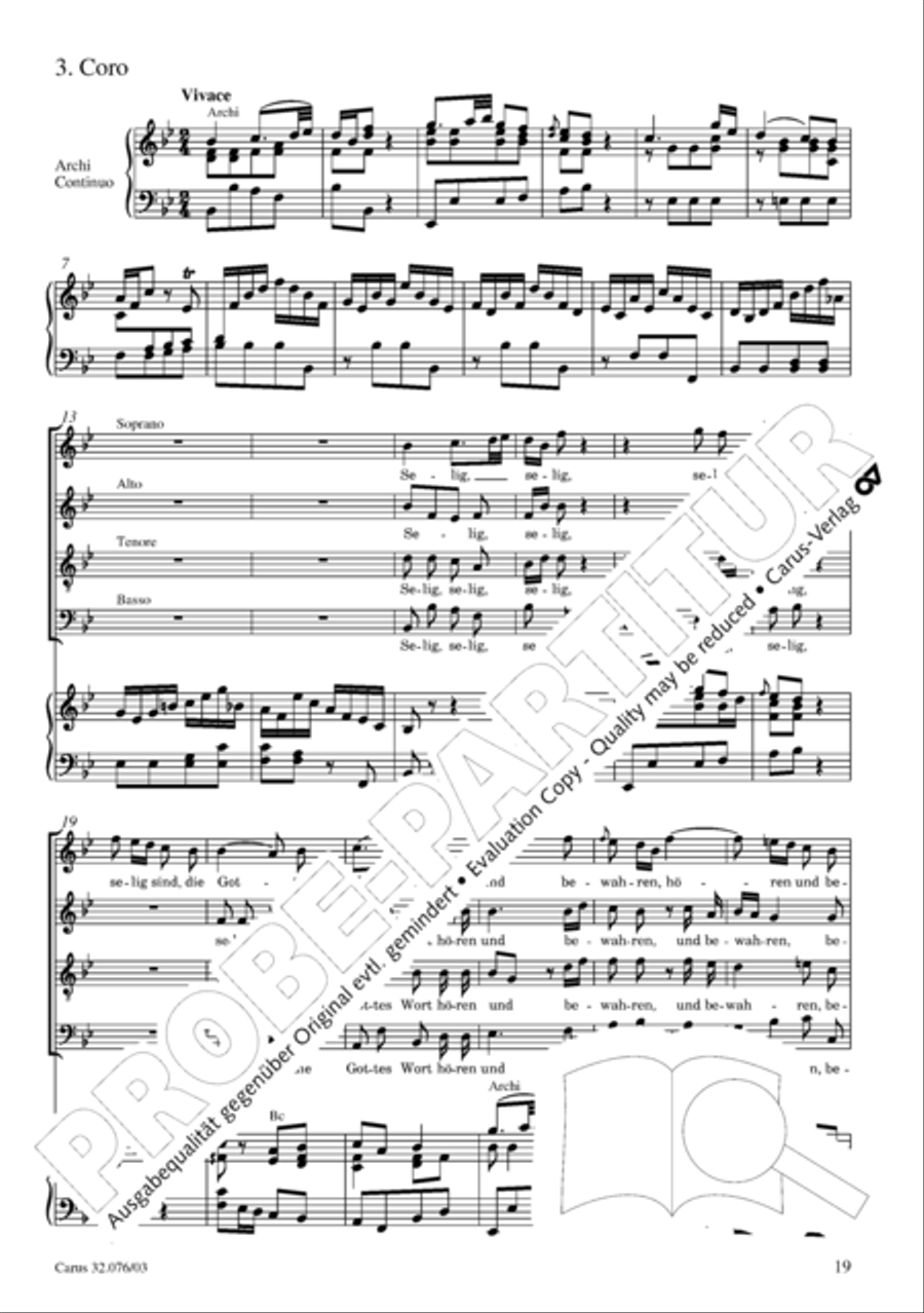 Blessed are all those who fear God (Wohl dem, der den Herren furchtet) SA scores gallery preview page 20
