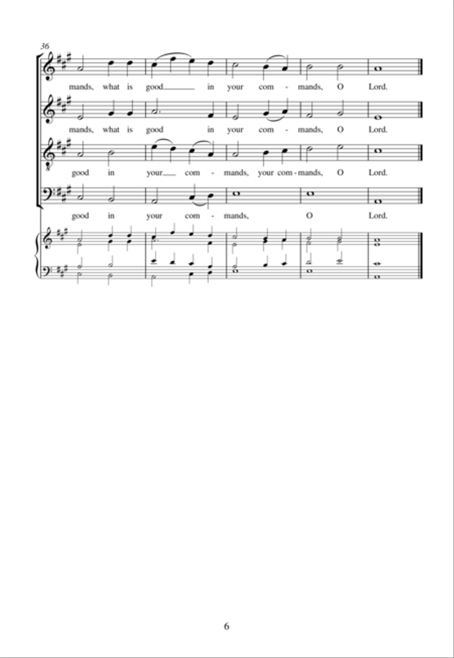 O Grant Me Wisdom O Grant Me Wisdom 4-Part scores gallery preview page 5