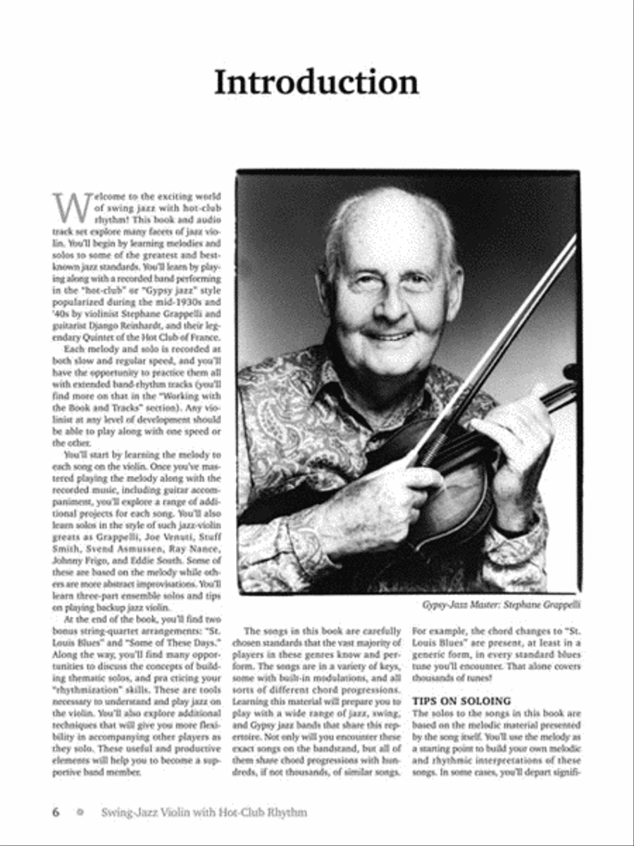 Swing Jazz Violin with Hot-Club Rhythm String Quartet scores gallery preview page 5