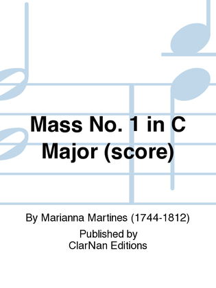 Mass No. 1 in C Major (score)