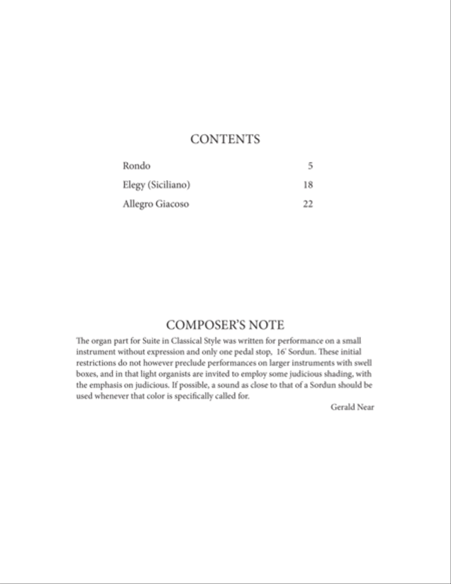 Suite in Classical Style Flute scores gallery preview page 2