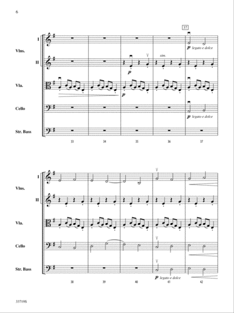 Winter Solstice: Score Winter Solstice: Score String Orchestra scores gallery preview page 6
