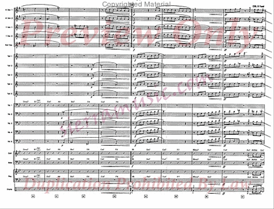 Polka Dots And Moonbeams Jazz Ensemble scores gallery preview page 9