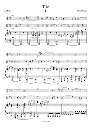 Trio for Violin, Viola and Piano, op. 32a