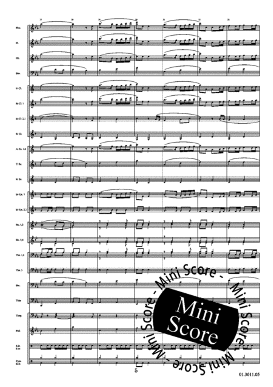 A Commenda Concert Band scores gallery preview page 9