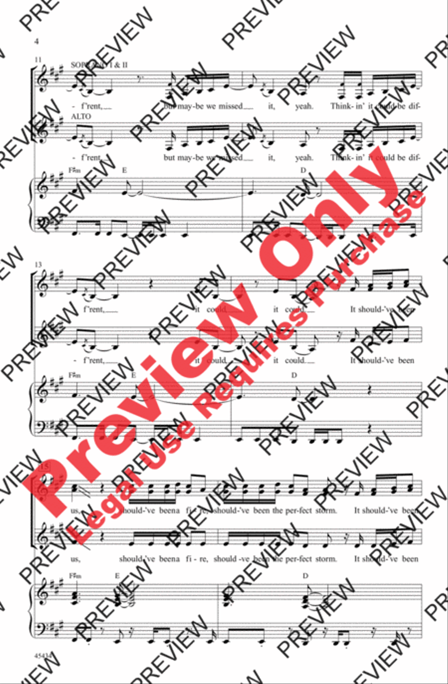 Should've Been Us Women's Choir scores gallery preview page 4