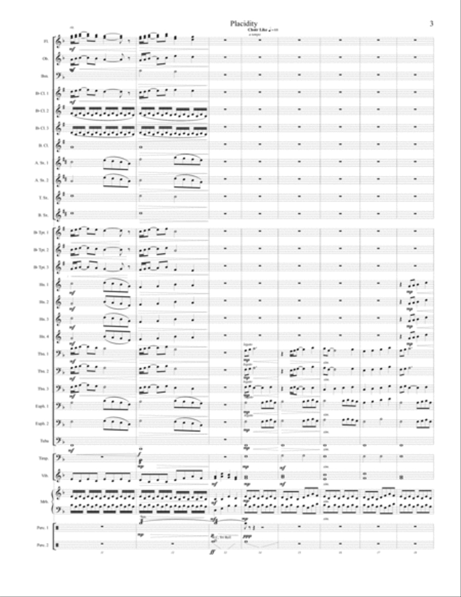 Placidity Concert Band scores gallery preview page 3