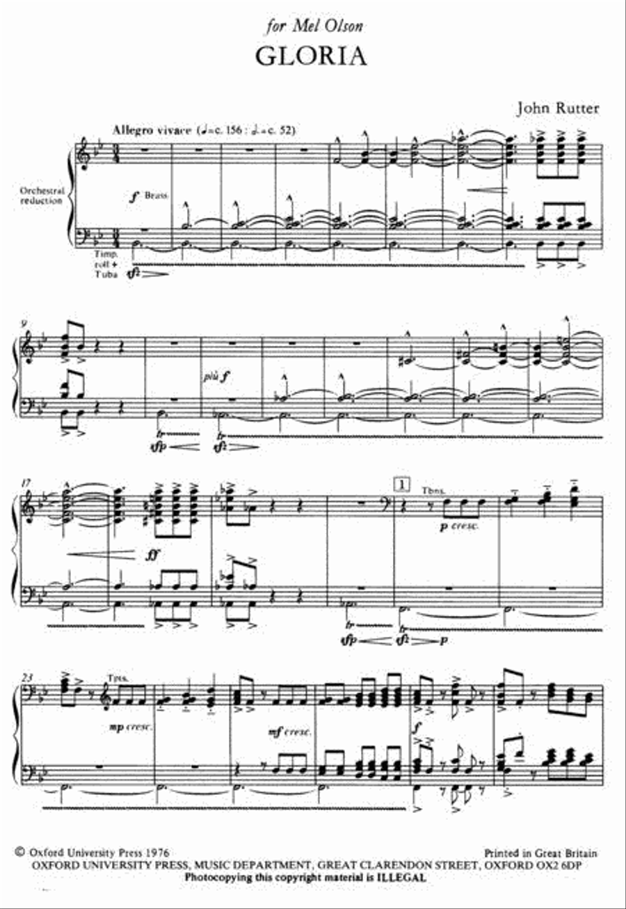Gloria Choir scores gallery preview page 2