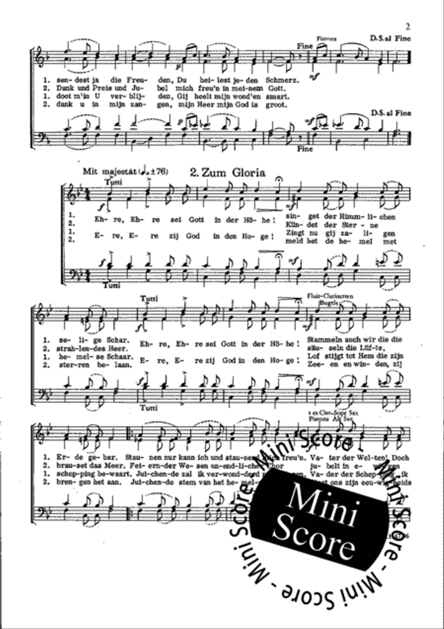 Deutsche Messe Fanfare Band scores gallery preview page 6