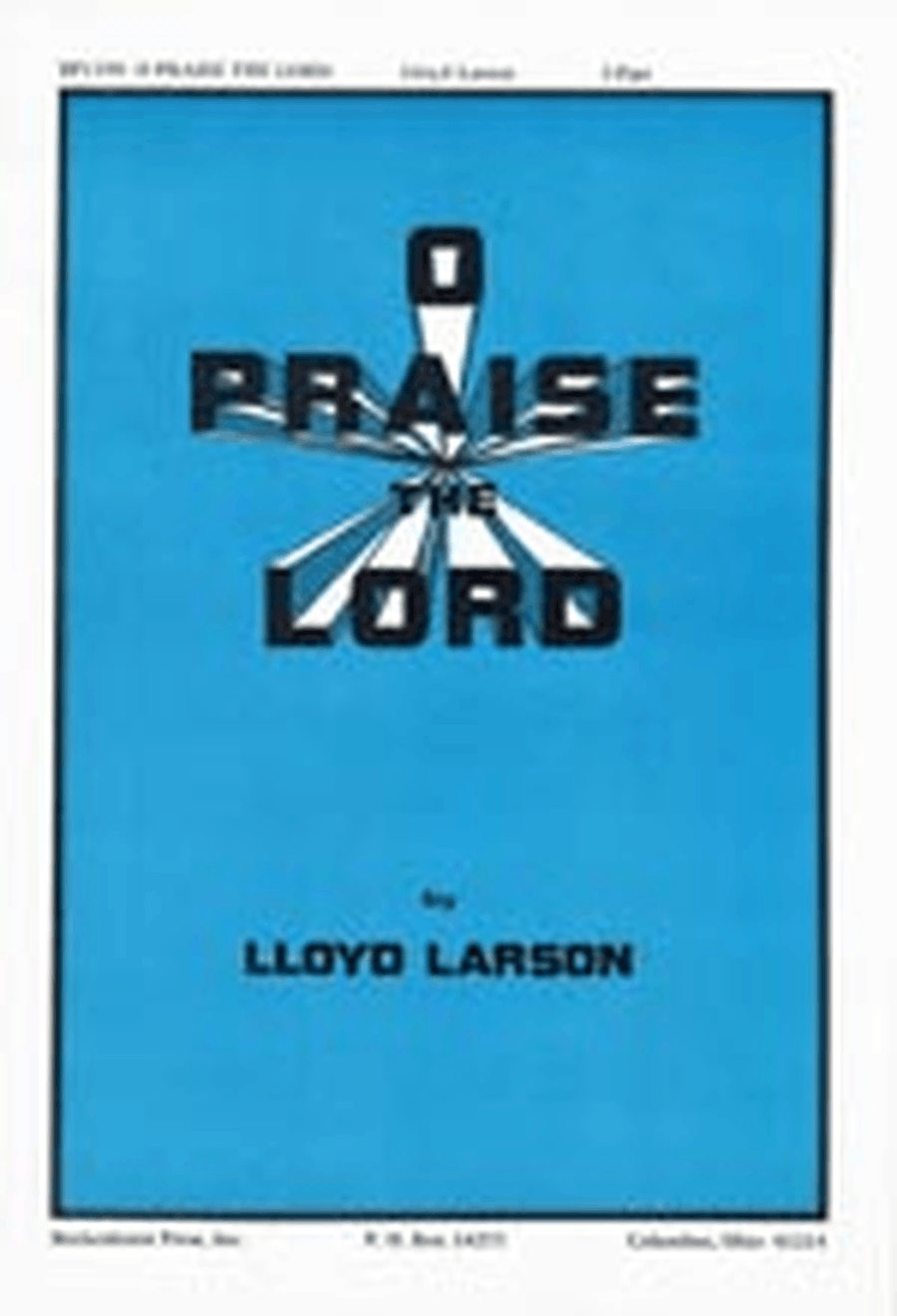 Book cover for O Praise the Lord