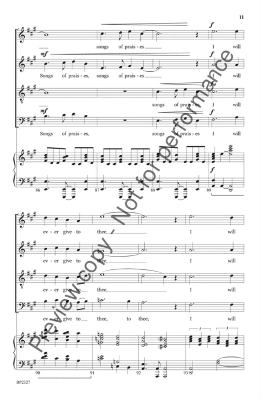 Guide Me, O Thou Great Jehovah - Courtney 4-Part scores gallery preview page 12