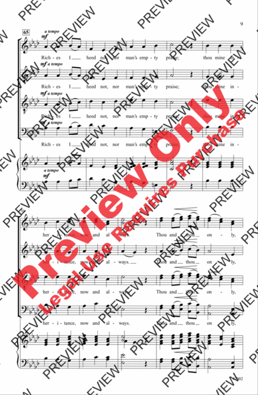 Be Thou My Vision Be Thou My Vision 4-Part scores gallery preview page 9