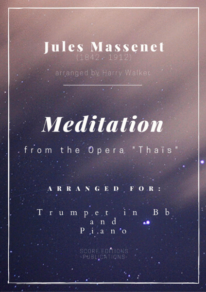 Meditation from "Thais" (for Trumpet in Bb and Piano) image number null