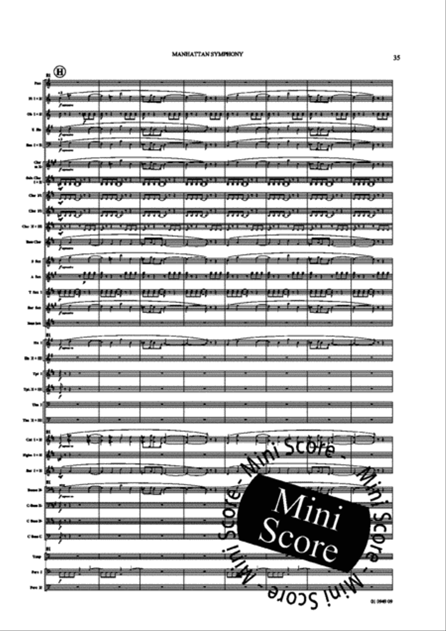 Manhattan Symphony Concert Band scores gallery preview page 39