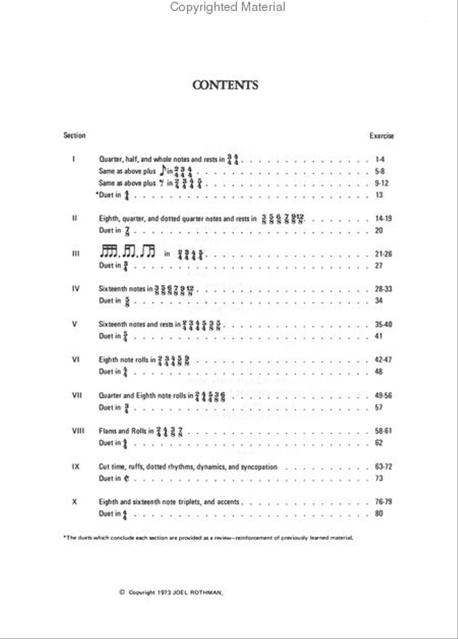 Fundamental Studies For Snare Drum