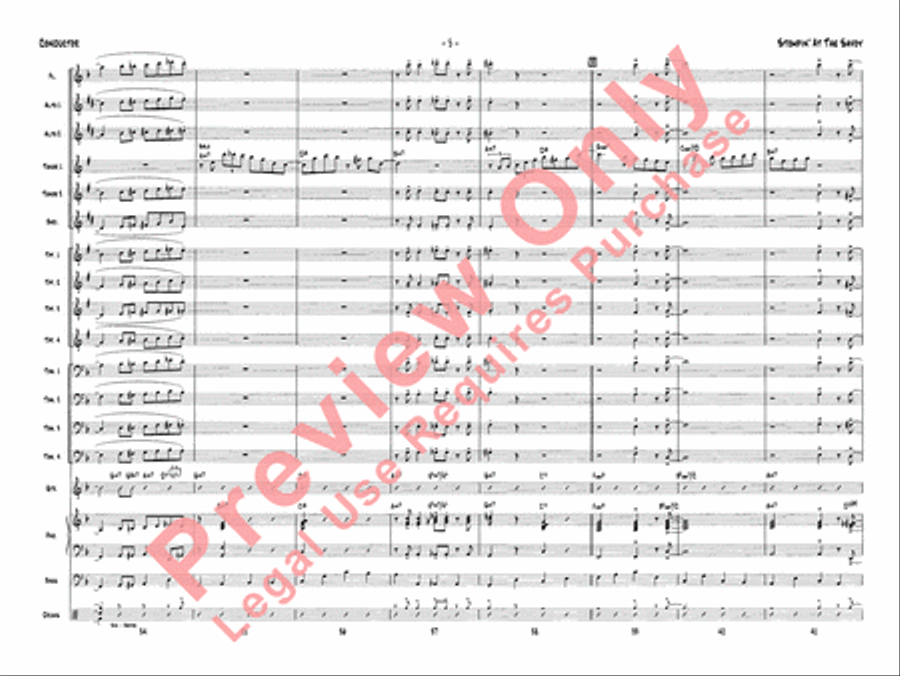 Stompin' at the Savoy Jazz Ensemble scores gallery preview page 8