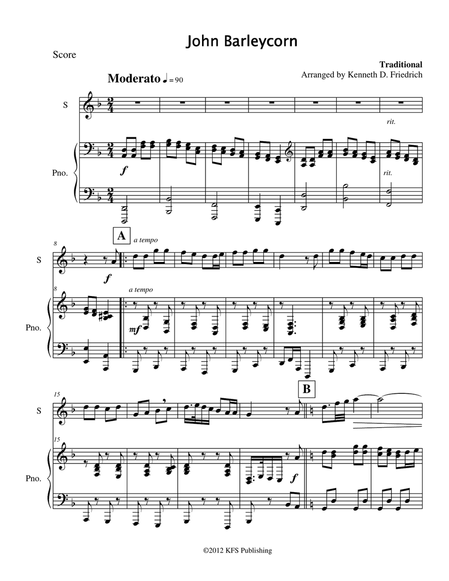 Folk Songs for Young Folks, Vol. 1 - violin and piano Violin Solo scores gallery preview page 4