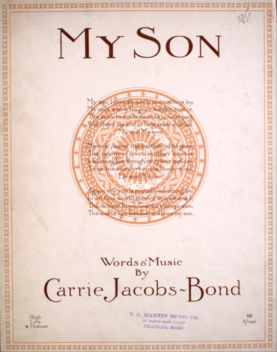 My Son Voice scores gallery preview page 1