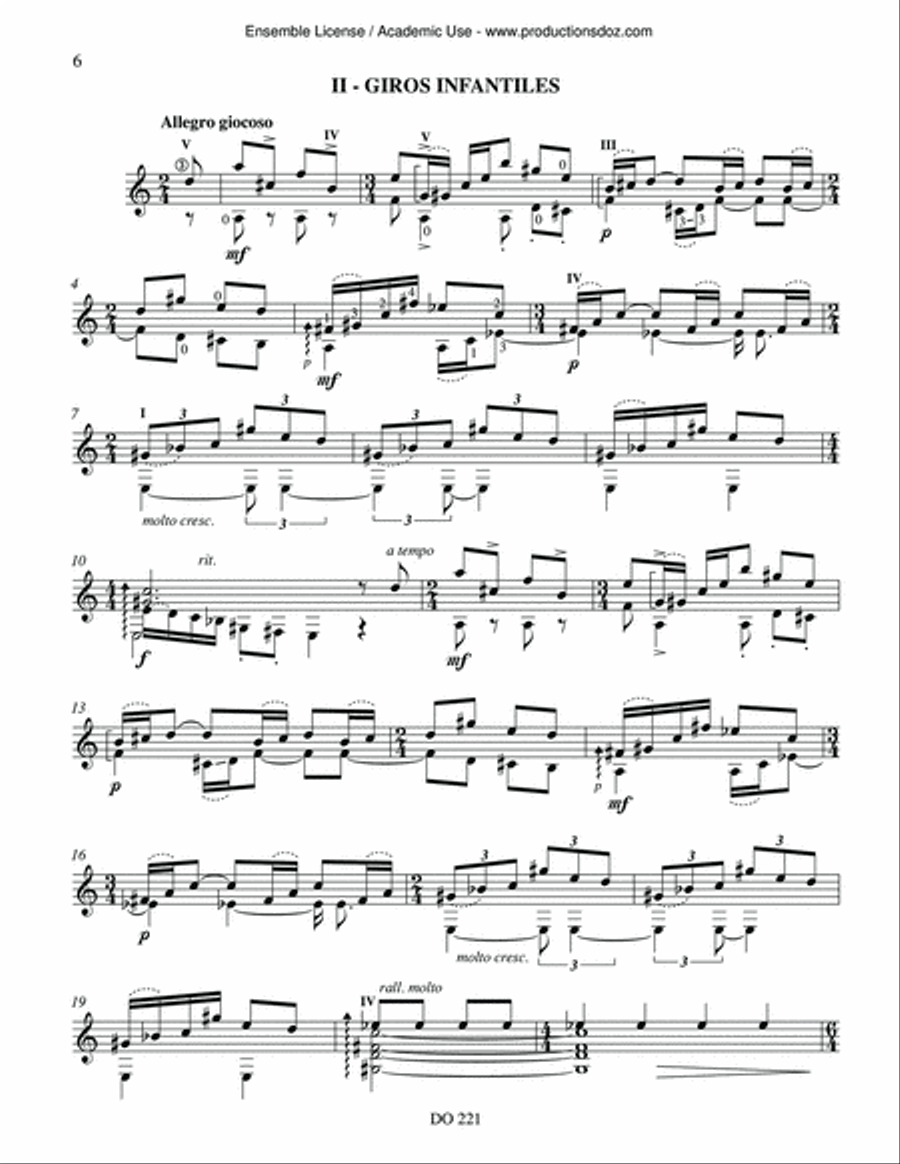 Remembranzas Classical Guitar scores gallery preview page 6