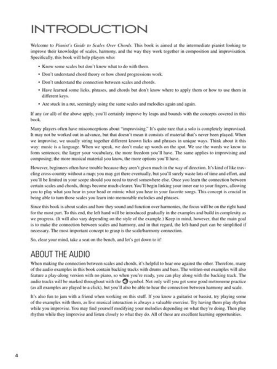 Pianist's Guide to Scales Over Chords Piano Method scores gallery preview page 4