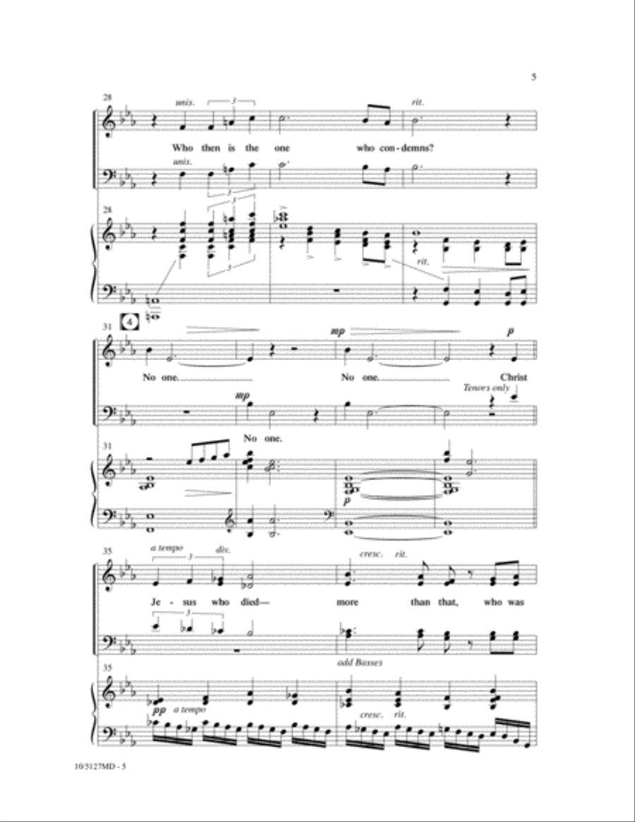 More Than Conquerors 4-Part scores gallery preview page 5