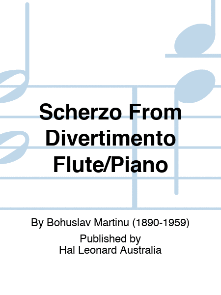 Martinu - Scherzo From Divertimento Flute/Piano