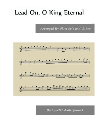 Lead On, O King Eternal - Flute Solo with Guitar Chords