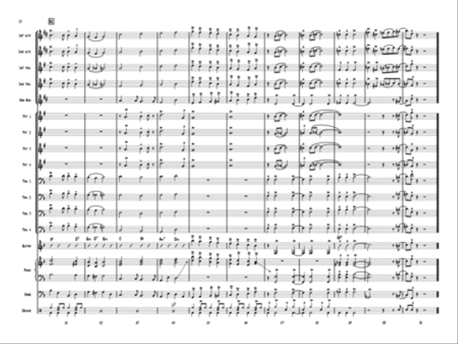 Hark The Herald Angels Swing! Jazz Ensemble scores gallery preview page 12