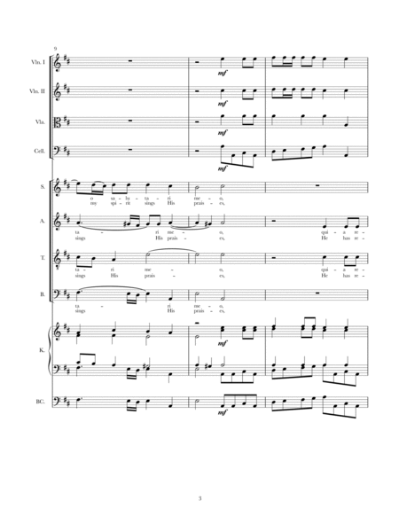 Magnificat in D - Full Score image number null