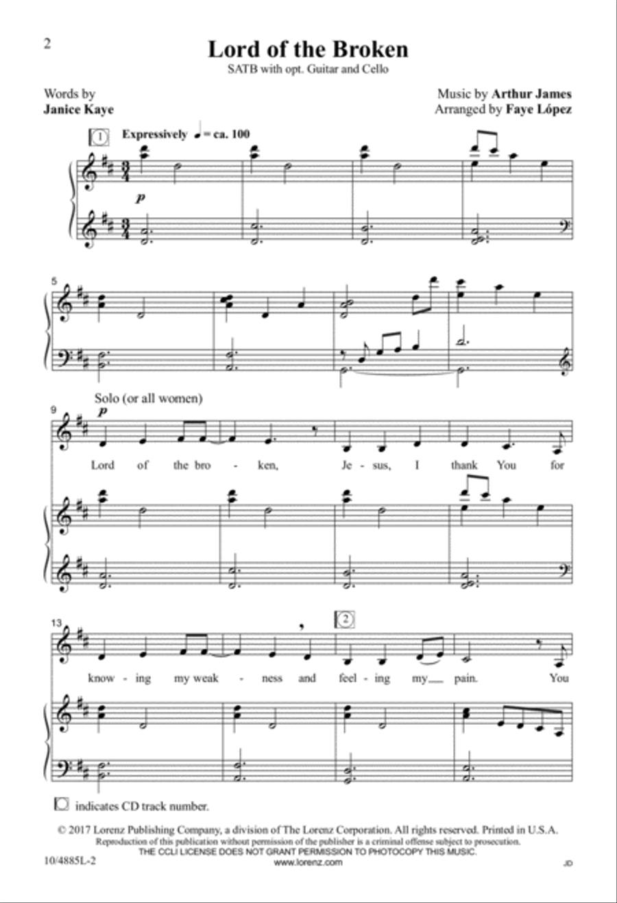 Lord of the Broken 4-Part scores gallery preview page 2