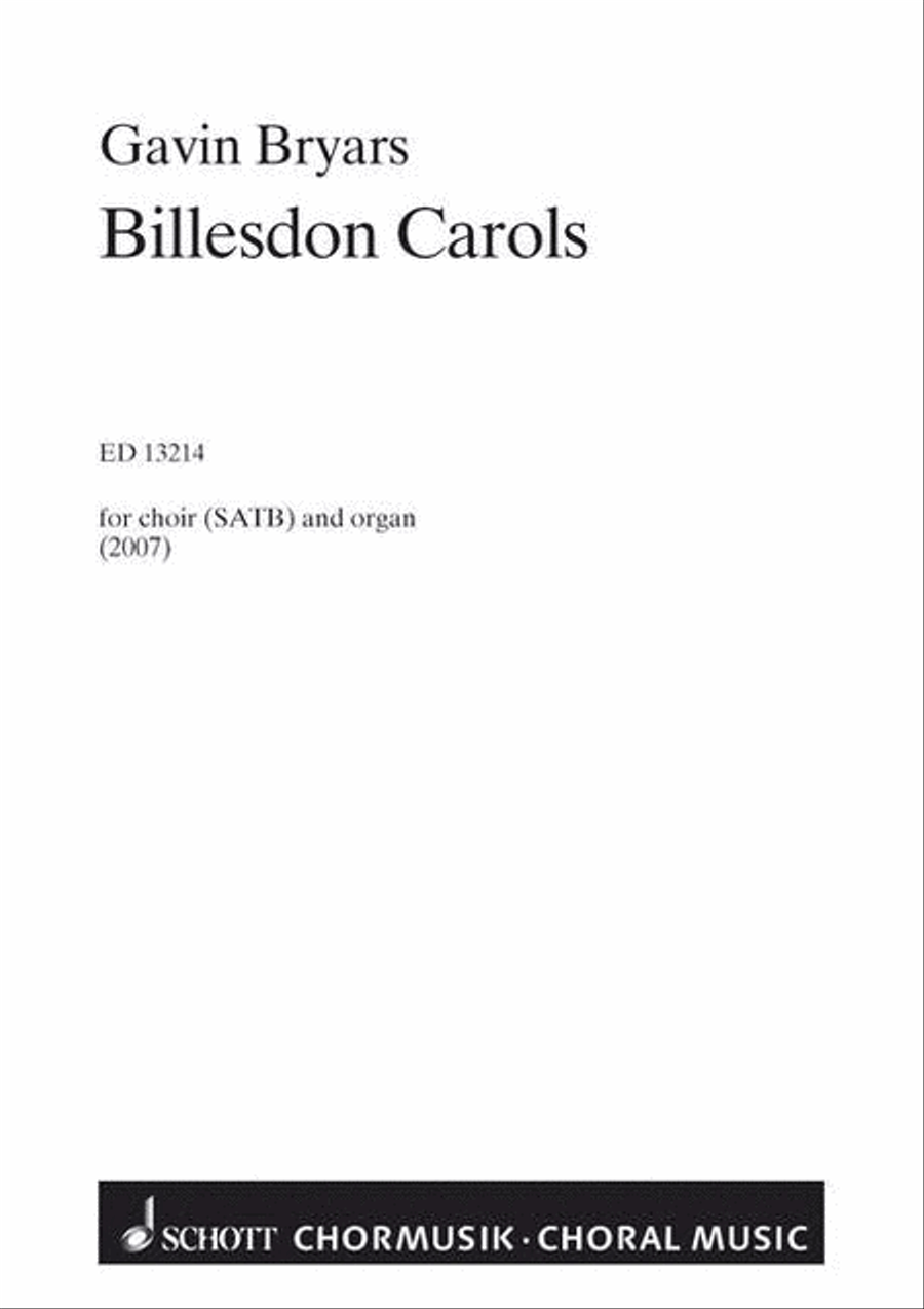 Billesdon Carols Satb And Organ, English 4-Part scores gallery preview page 1
