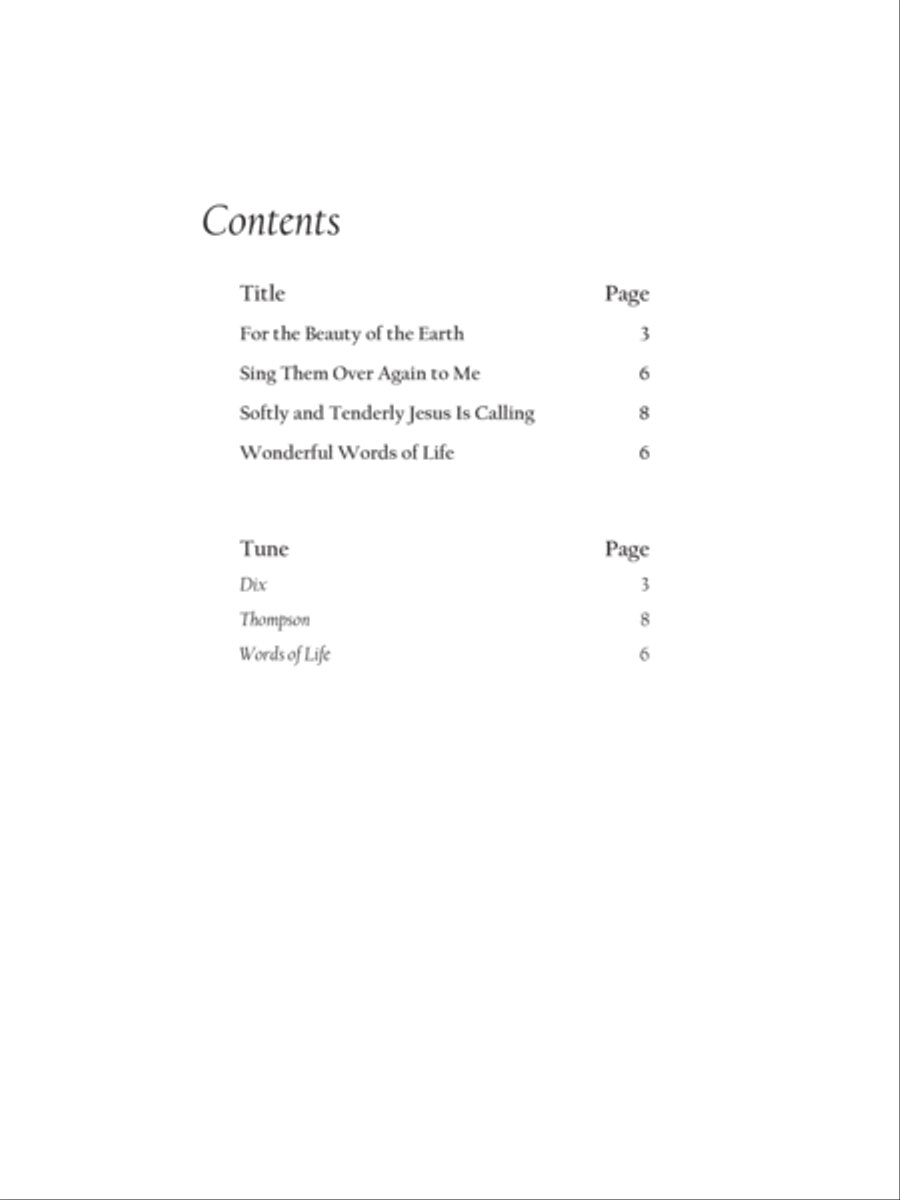 Prayerful Preludes, Set 6 Organ scores gallery preview page 8