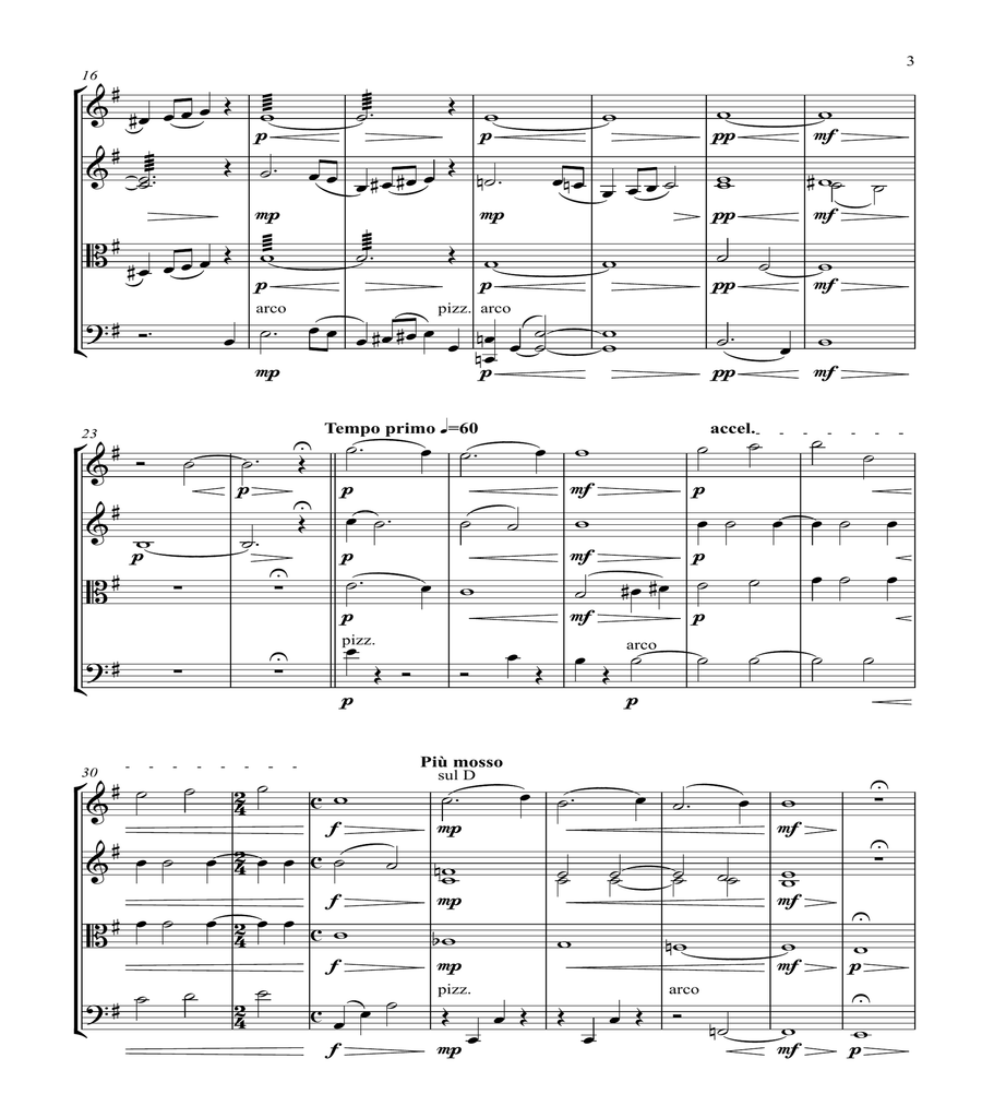 Lament for string quartet image number null
