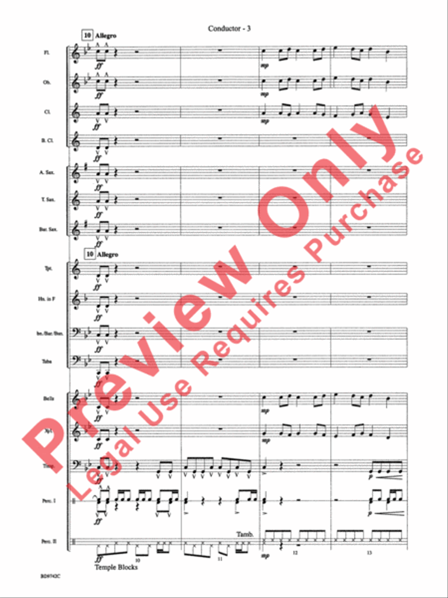 Mystic Legacy Mystic Legacy Concert Band scores gallery preview page 6