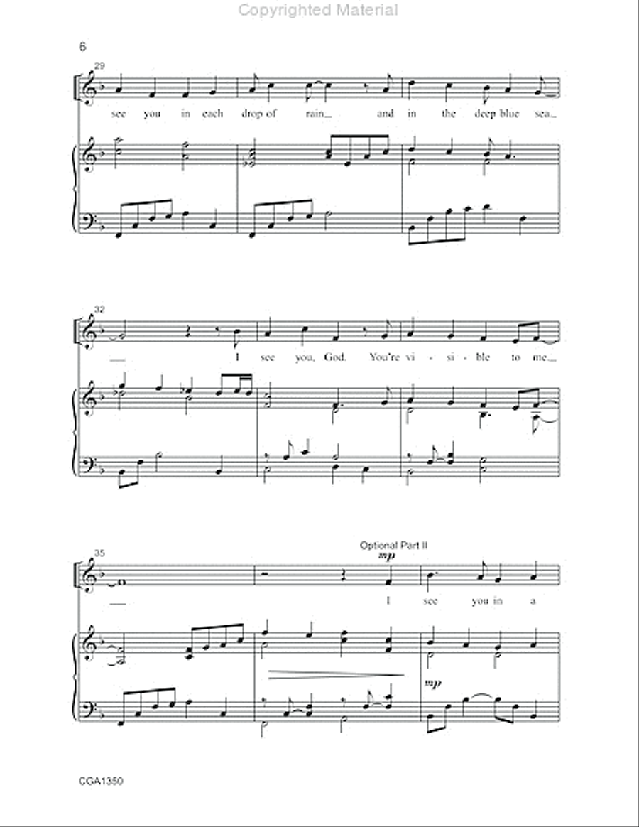 I See You, God 2-Part scores gallery preview page 5