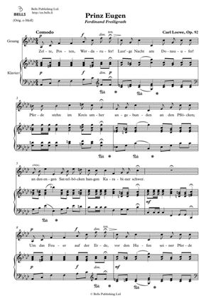 Prinz Eugen, Op. 92 (F minor)