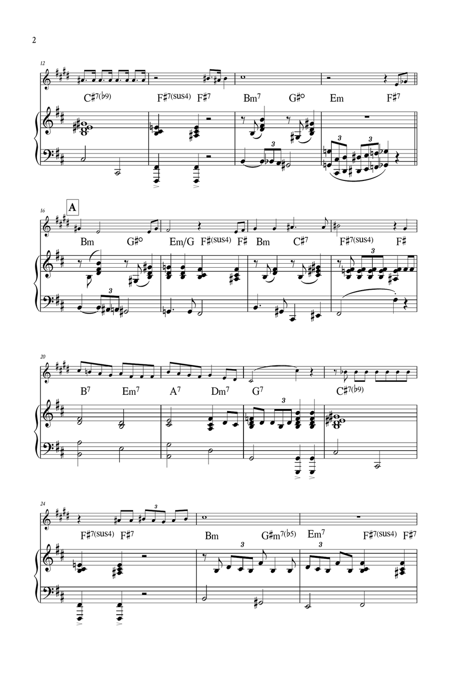 You're A Mean One, Mr. Grinch B-Flat Trumpet scores gallery preview page 3