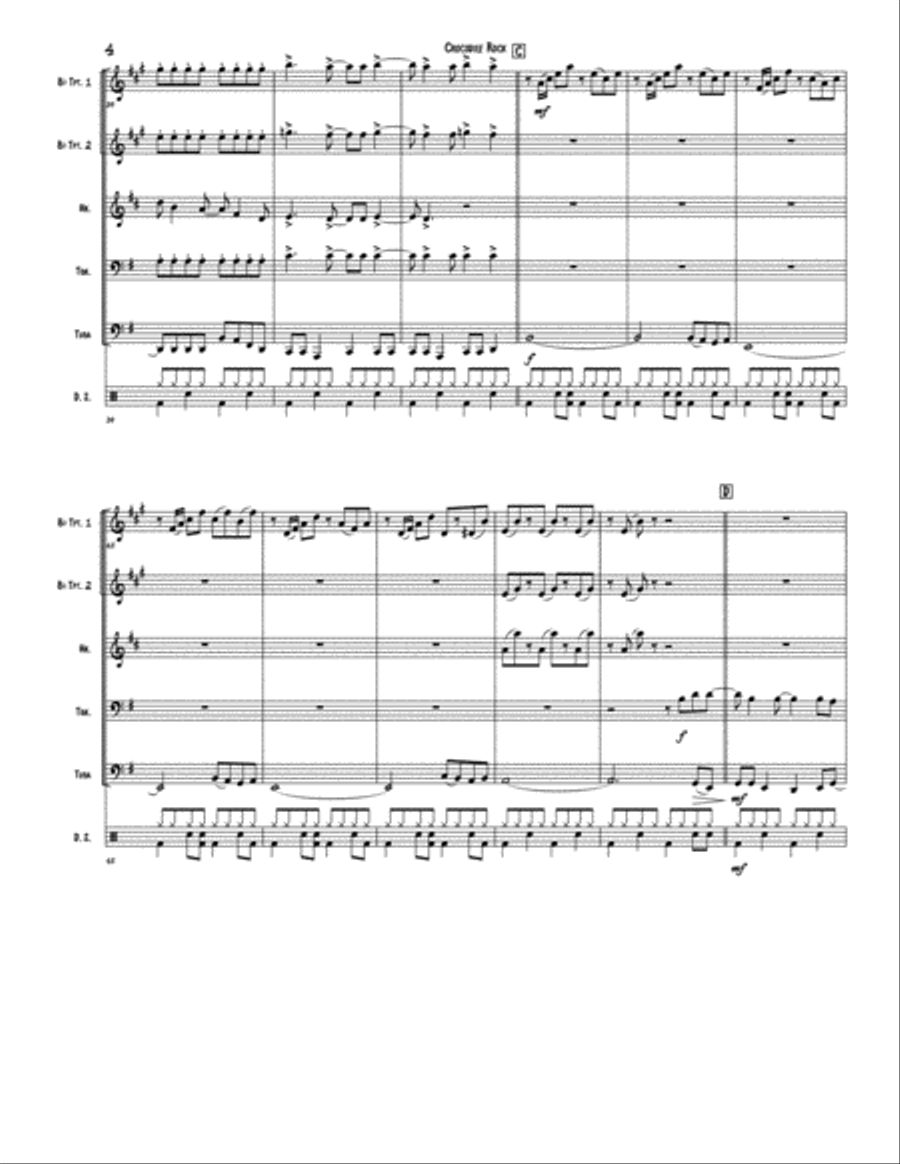 Crocodile Rock Brass Ensemble scores gallery preview page 4