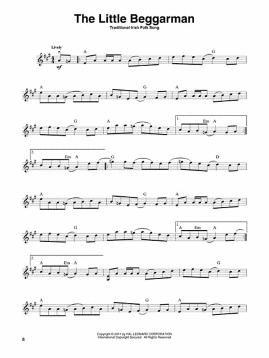 Irish Tunes Irish Tunes Violin Solo scores gallery preview page 3