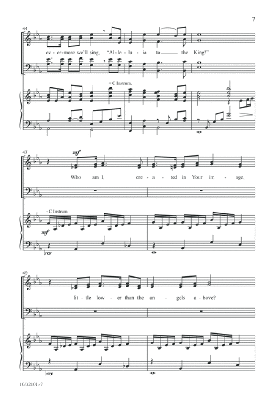 Who Am I? 4-Part scores gallery preview page 7