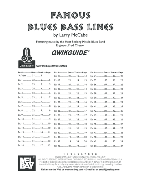 Famous Blues Bass Lines image number null